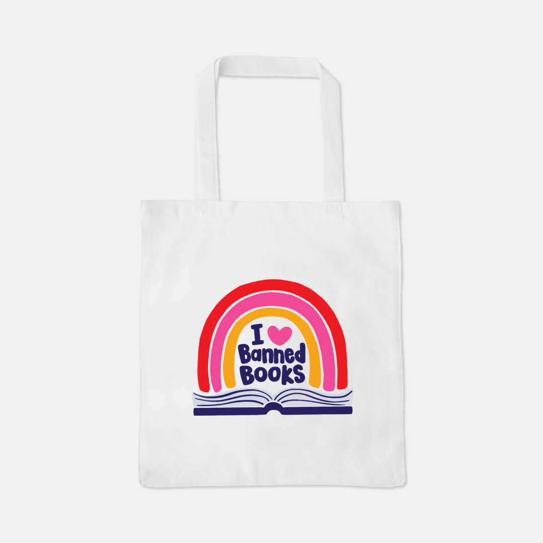 Banned Books tote bag