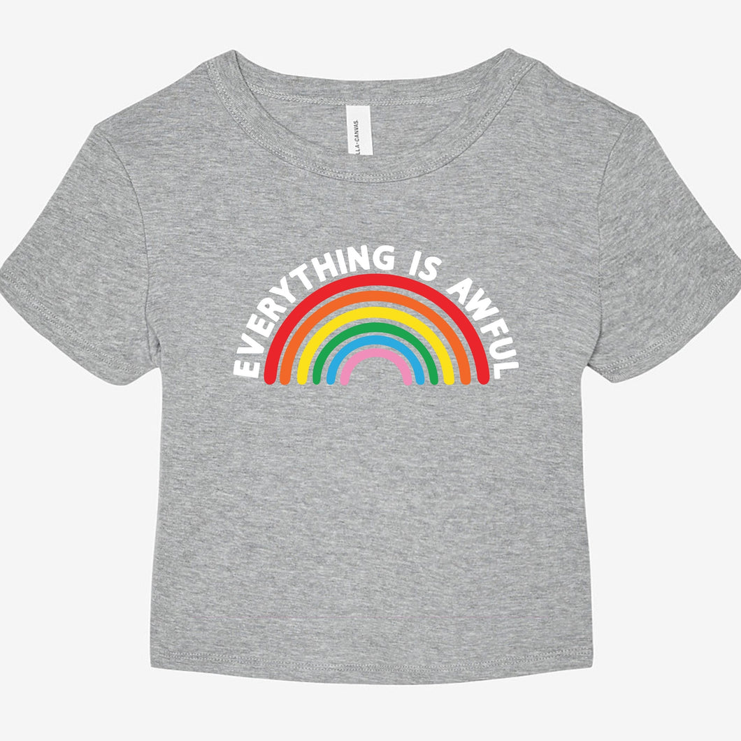 EVERYTHING IS AWFUL | CROPPED TEE