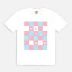 WE ALL BELONG | ADULT BOXY TEE | TREVOR PROJECT
