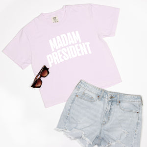 Madam President Cropped Tee