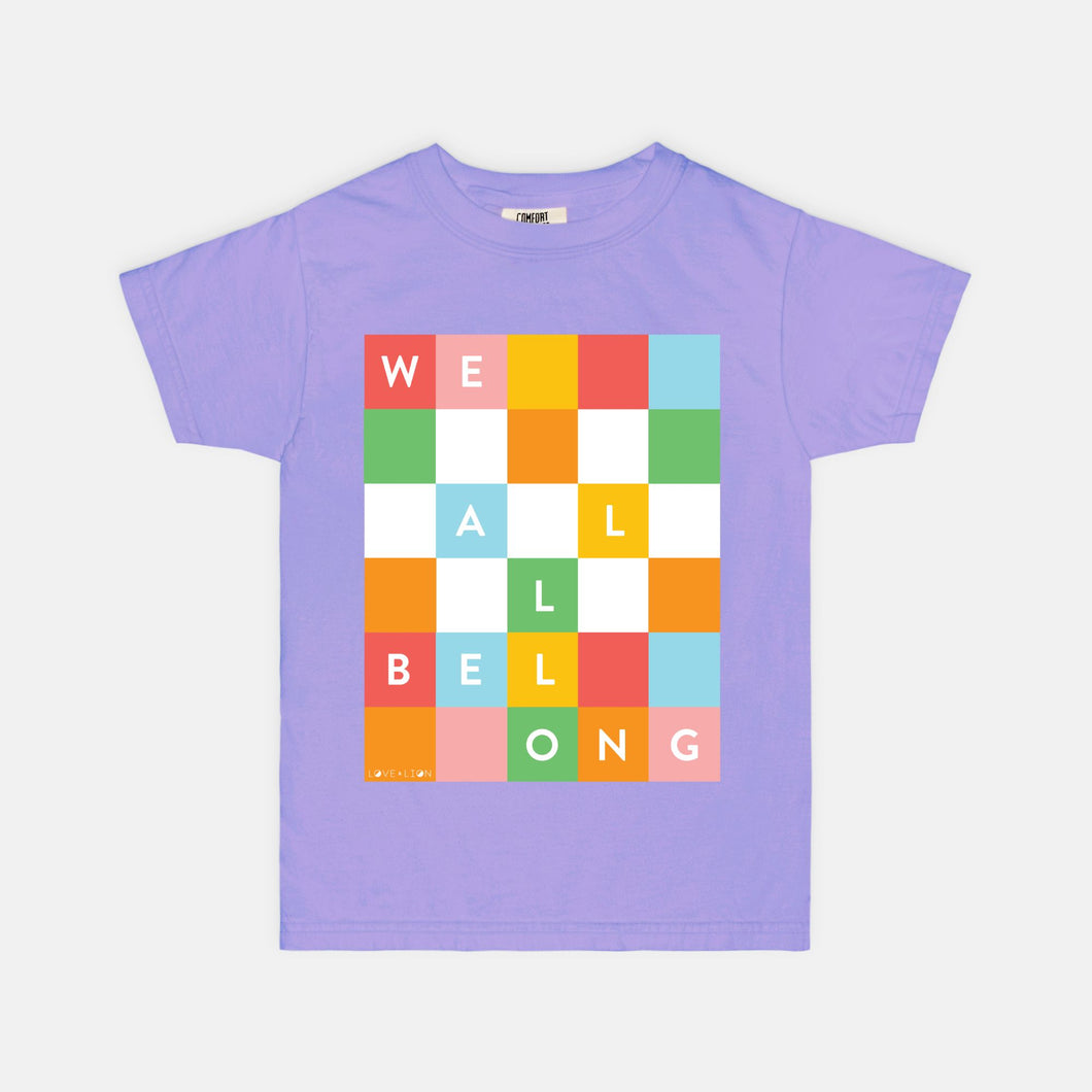 WE ALL BELONG | YOUTH BOXY TEE | AUTISM TN