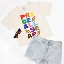 PRIDE ALL YEAR | ADULT BOXY CROPPED TEE