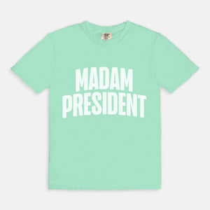 Madam President Boxy Tee White