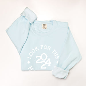 LOOK FOR THE HELPERS | BOXY CREWNECK