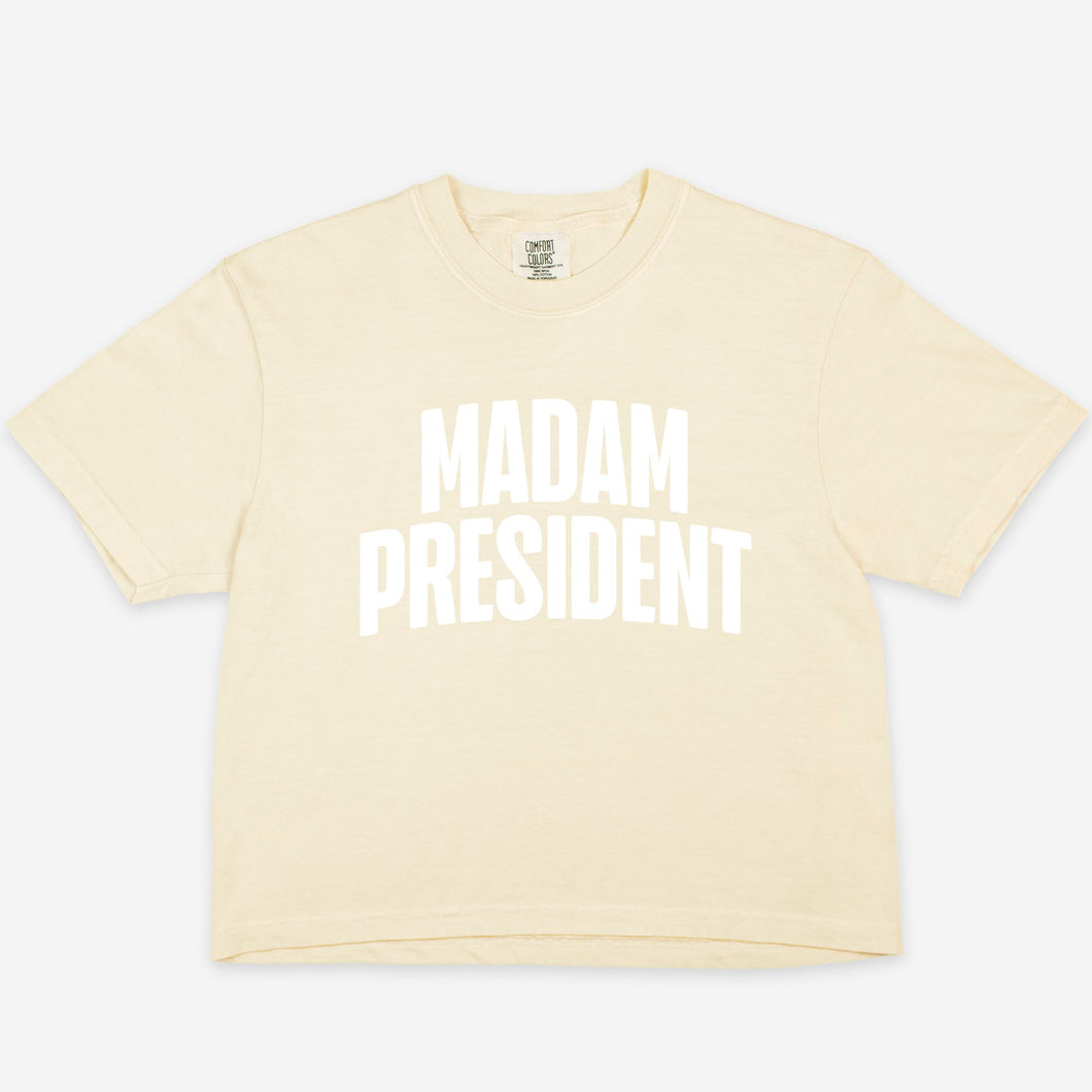 Madam President Cropped Tee