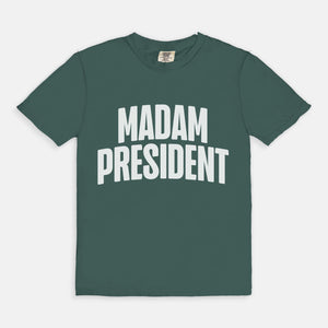 Madam President Boxy Tee White