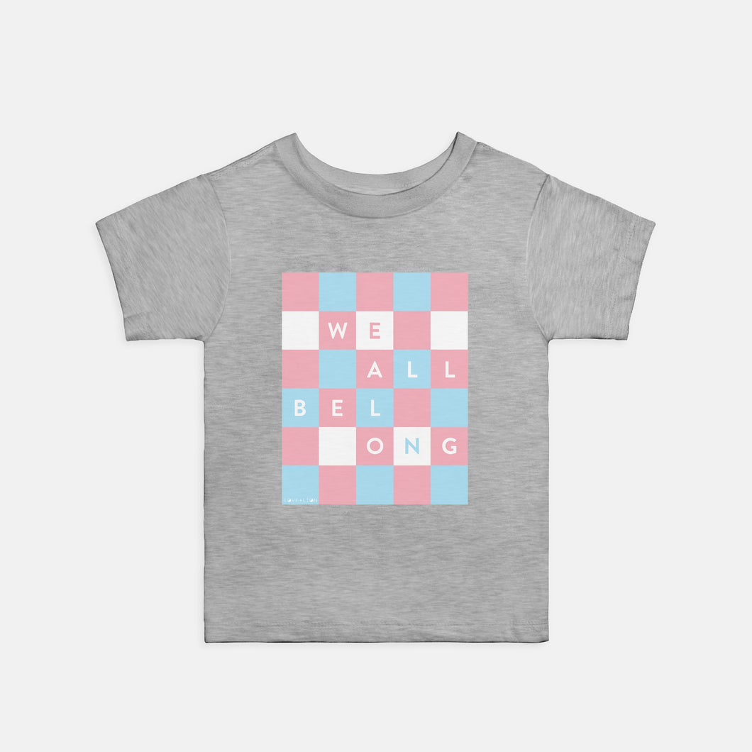 WE ALL BELONG | TODDLER TEE | TREVOR PROJECT