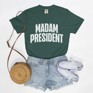 Madam President Boxy Tee White