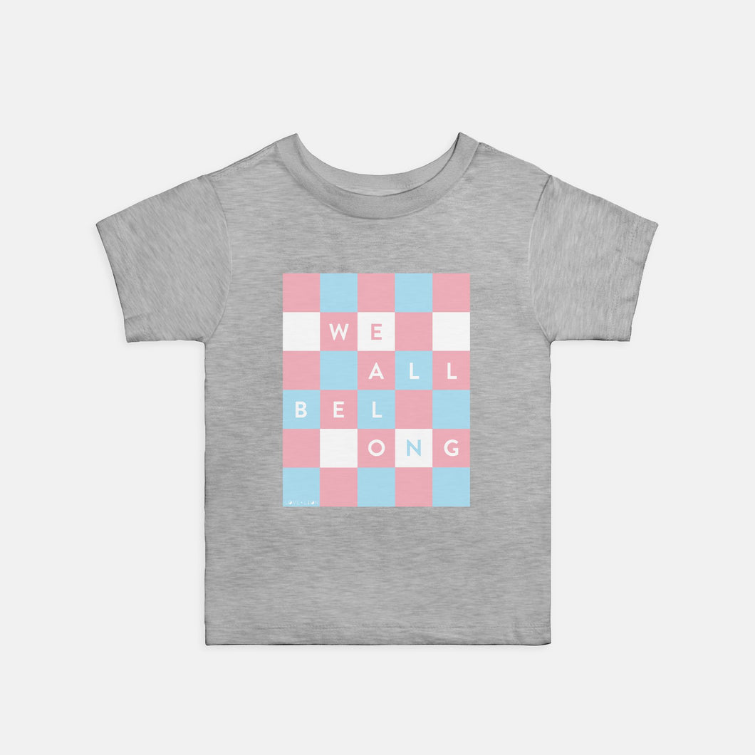 WE ALL BELONG | TODDLER TEE | TREVOR PROJECT