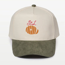 STL BAGEL | EMBROIDERED CORDUROY BRIM HAT