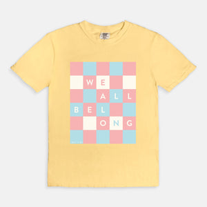 WE ALL BELONG | ADULT BOXY TEE | TREVOR PROJECT