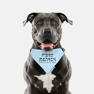 FIRST MENSCH | PET BANDANA | LARGE & XL