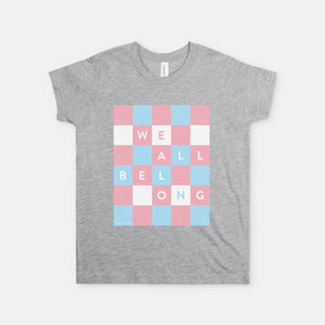 WE ALL BELONG | YOUTH SOFT TEE | TREVOR PROJECT