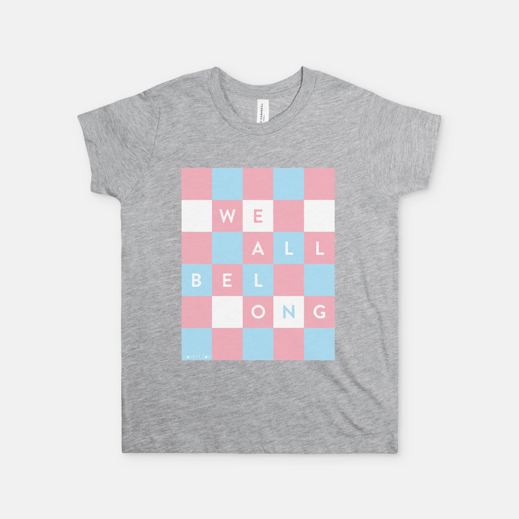 WE ALL BELONG | YOUTH SOFT TEE | TREVOR PROJECT
