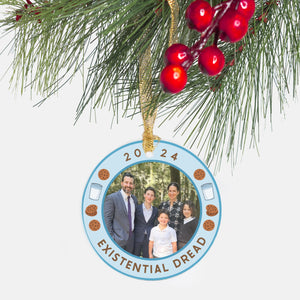 CUSTOM PHOTO ORNAMENT | MILK & COOKIES