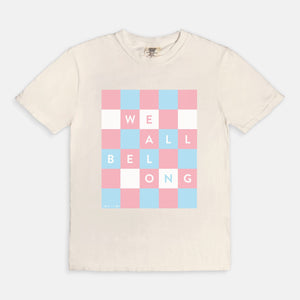 WE ALL BELONG | ADULT BOXY TEE | TREVOR PROJECT