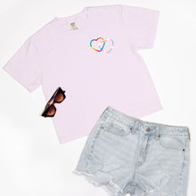 LINKED HEARTS | CROPPED BOXY TEE