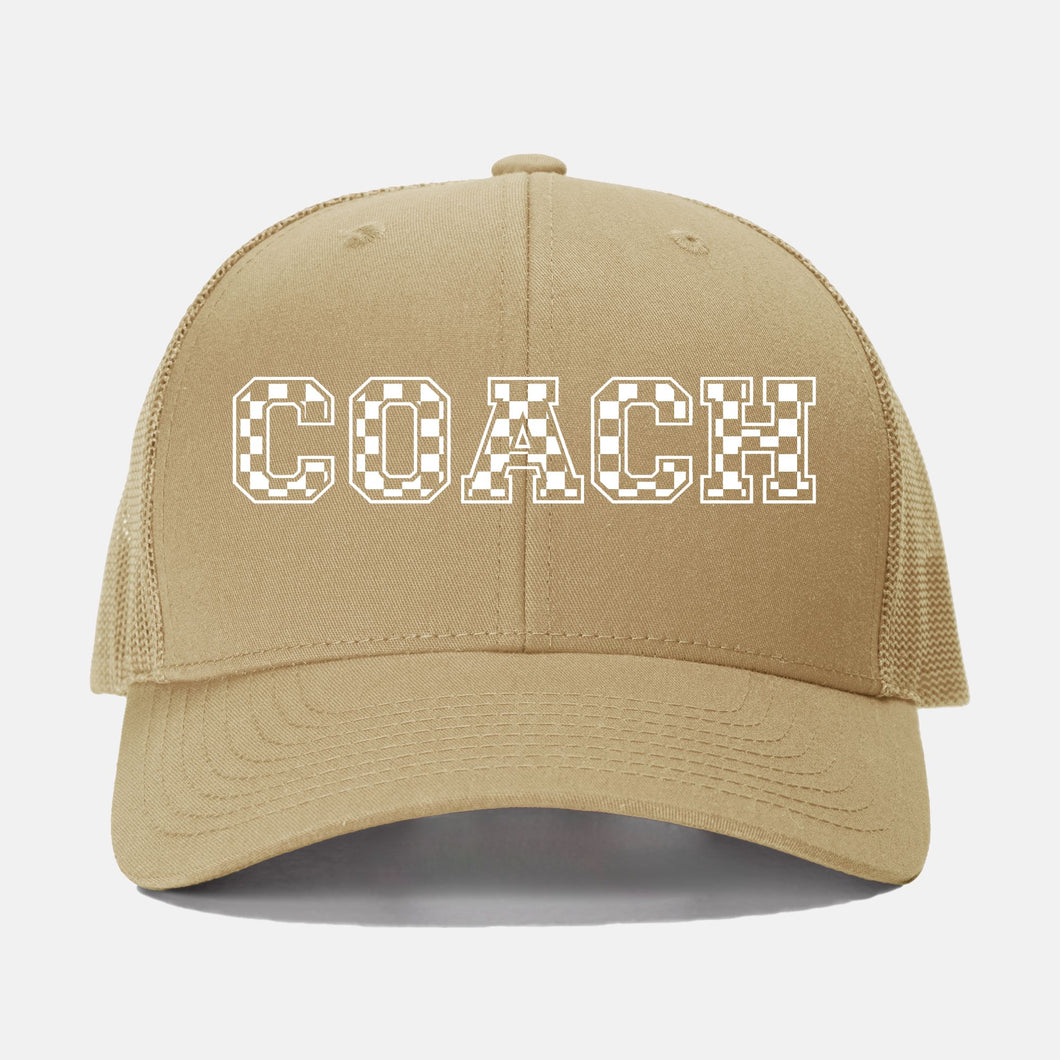 COACH, retro trucker hat