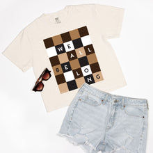 WE ALL BELONG | ADULT BOXY CROPPED TEE | ACLU