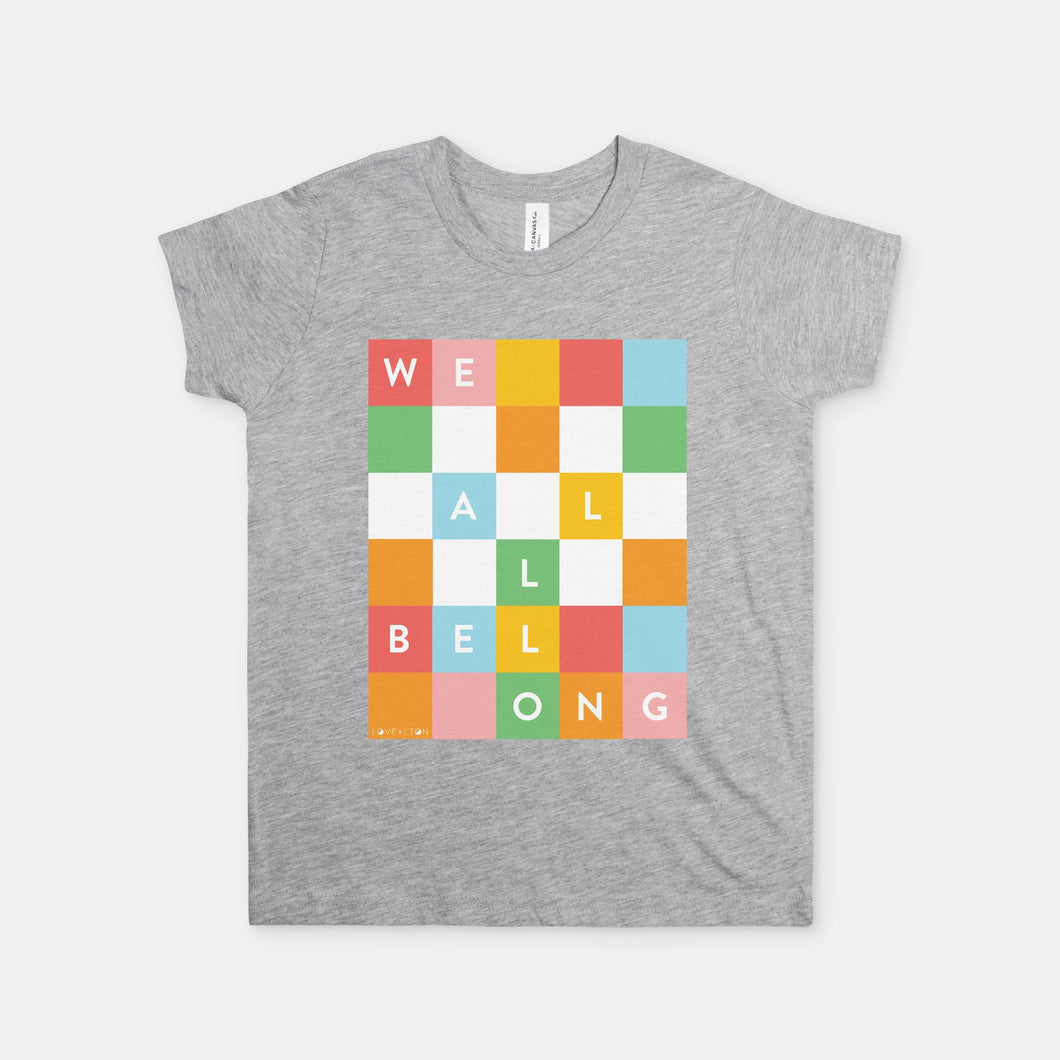 WE ALL BELONG | YOUTH SOFT TEE | AUTISM TN