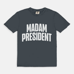 Madam President Boxy Tee White