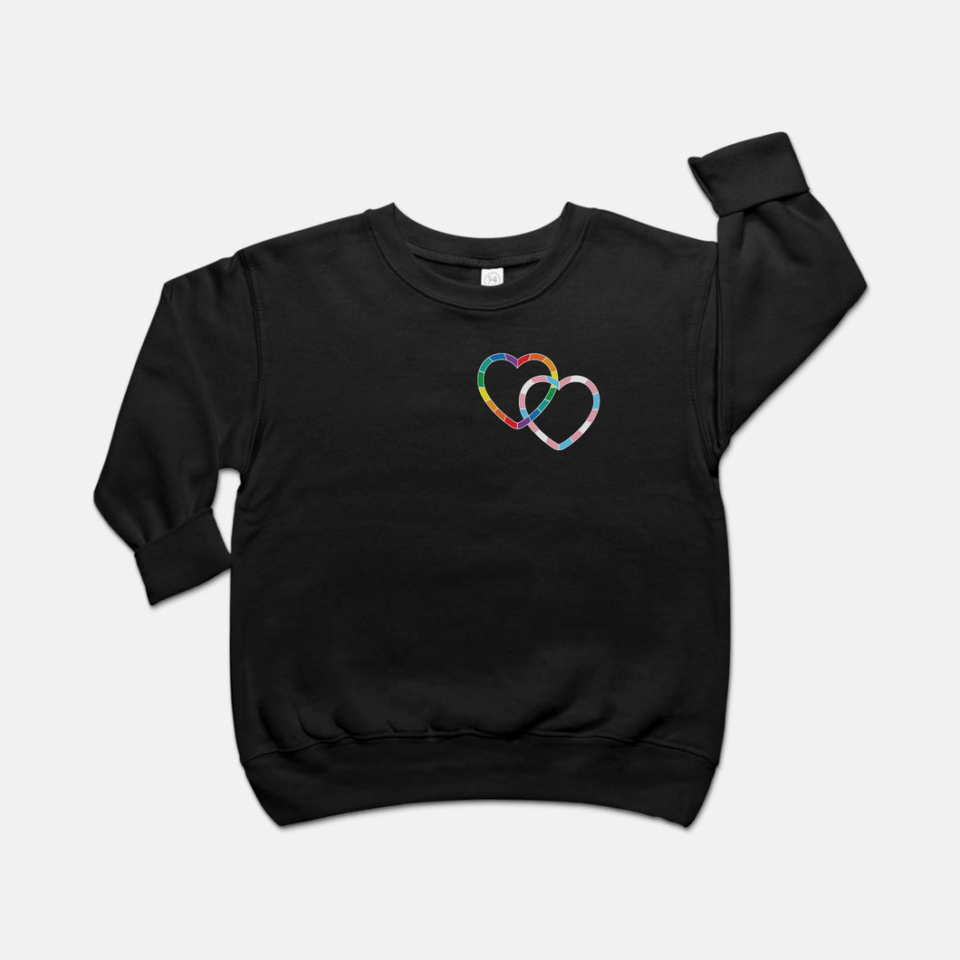 LINKED HEARTS | TODDLER SWEATSHIRT