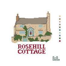 ROSEHILL COTTAGE | 18 MESH NEEDLEPOINT CANVAS