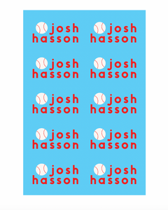 CUSTOM NAME LABELS | STICKER SHEETS | SPORTS <p style=font-size:16px>*more styles</p>
