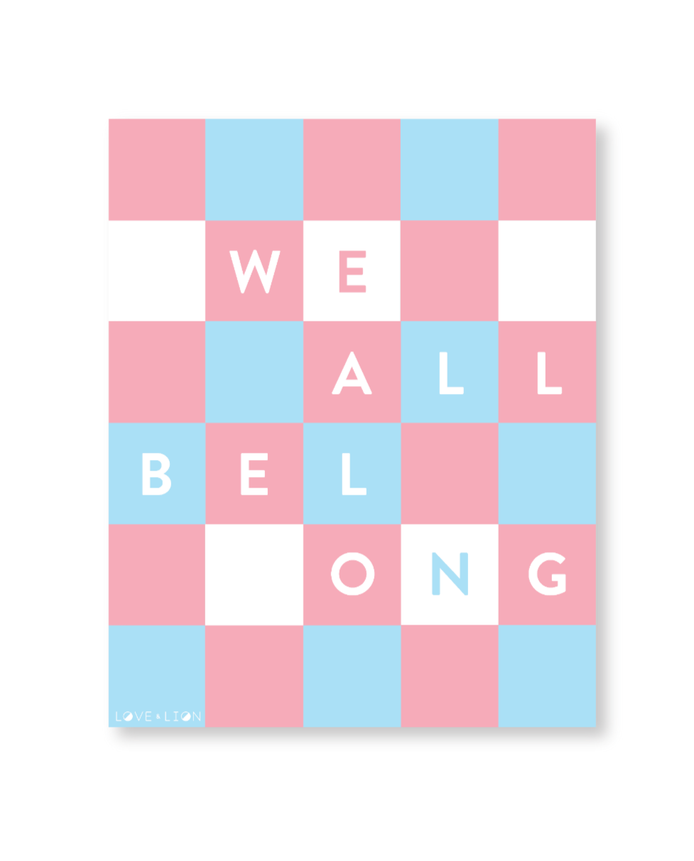 WE ALL BELONG | STICKER | TREVOR PROJECT