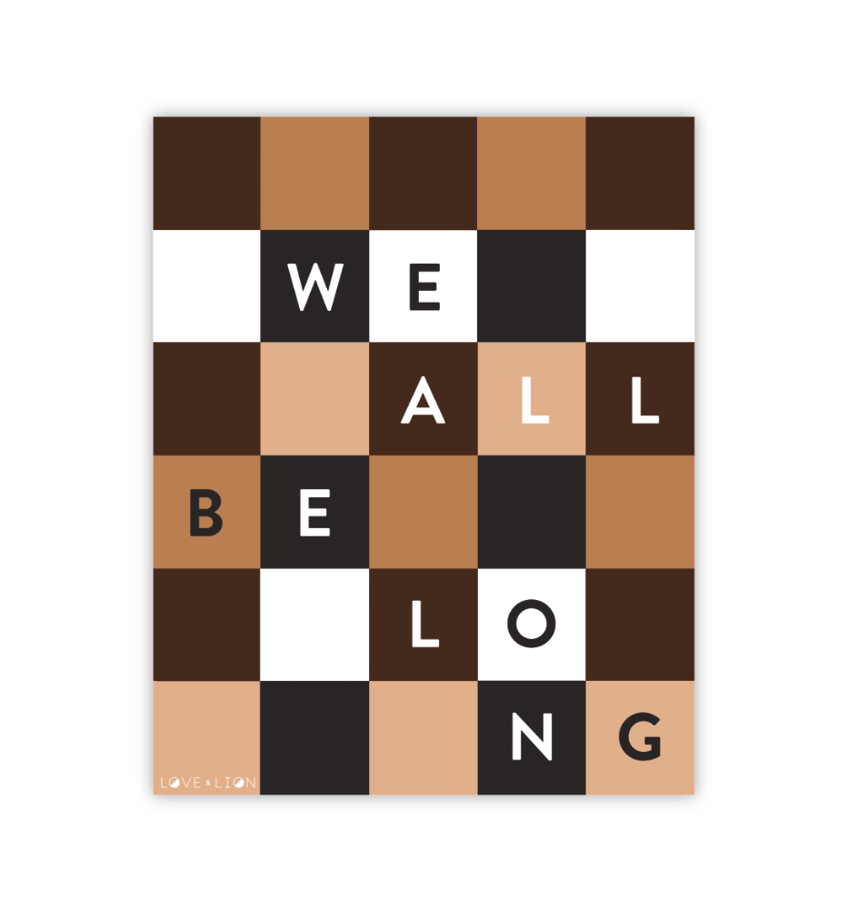 WE ALL BELONG | STICKER | ACLU