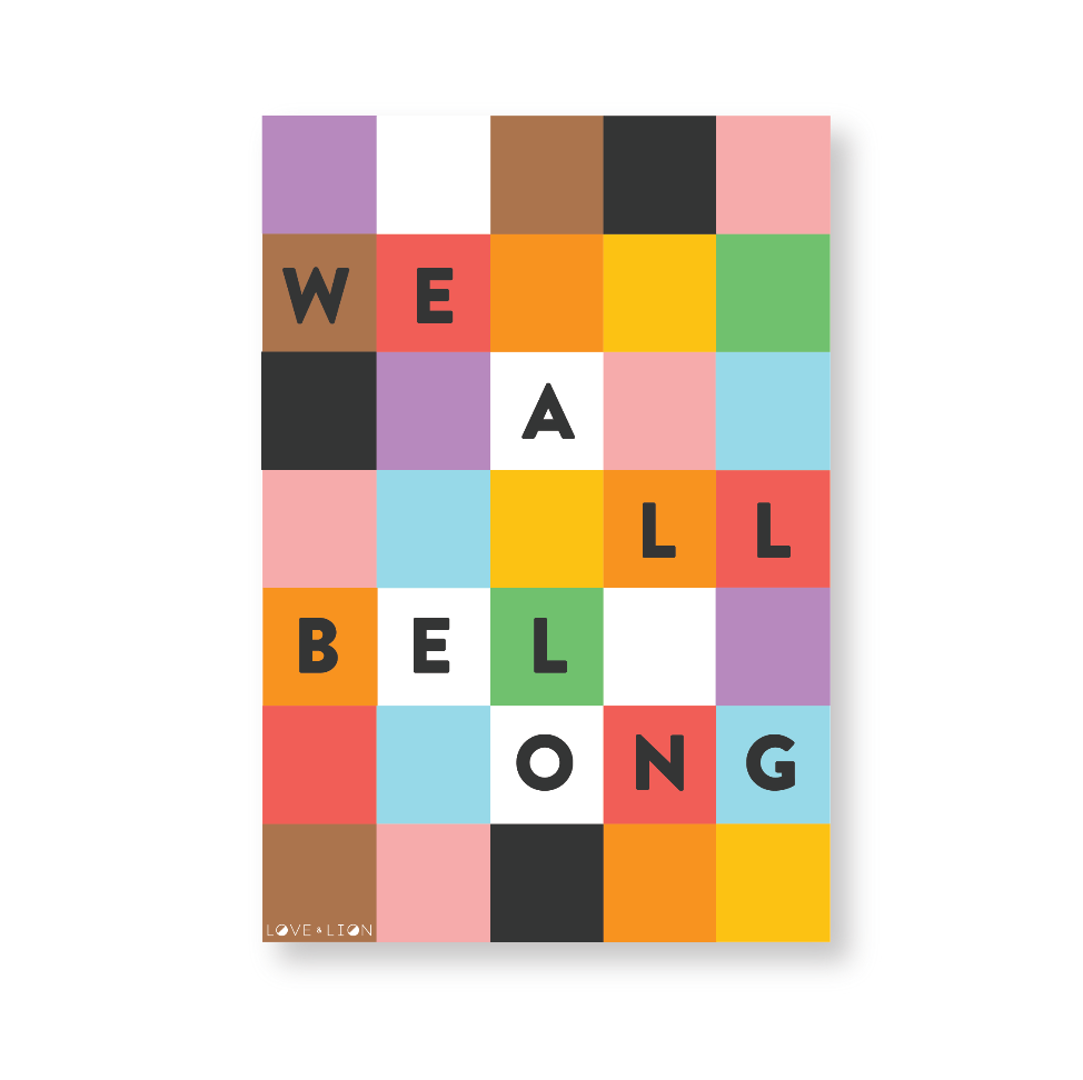 WE ALL BELONG | MULTICOLOR | MAGNET