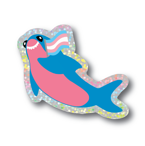 TRANS MASCOT | GLITTER STICKER