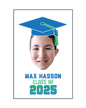 GRAD HAT PHOTO | STICKER SHEETS <p style=font-size:12px>*more colors</p>