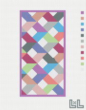 LAYER CAKE QUILT SUNNIES CASE | 13 MESH NEEDLEPOINT CANVAS