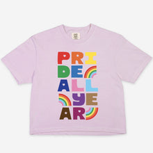 PRIDE ALL YEAR | ADULT BOXY CROPPED TEE