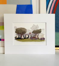 CUSTOM HOME WATERCOLOR | MATTED PRINT READY TO FRAME