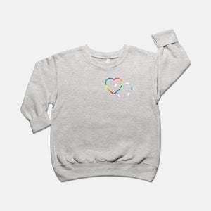 LINKED HEARTS | TODDLER SWEATSHIRT