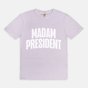 Madam President Boxy Tee White