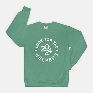 LOOK FOR THE HELPERS | BOXY CREWNECK