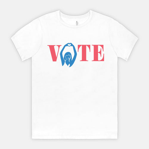 VOTE| PATRIOTIC | SOFT WHITE TEE