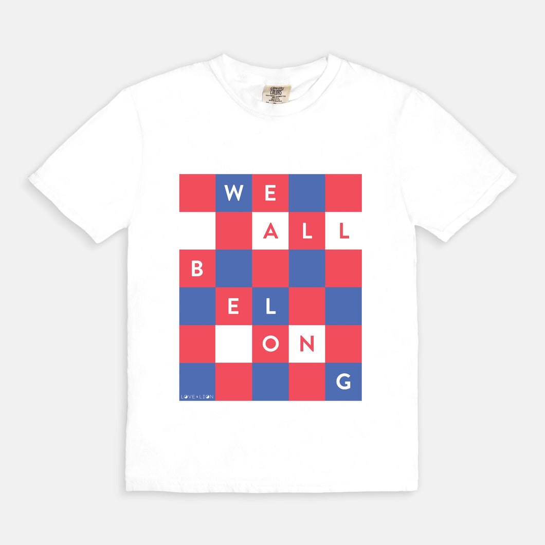 WE ALL BELONG | ADULT BOXY TEE | ACLU