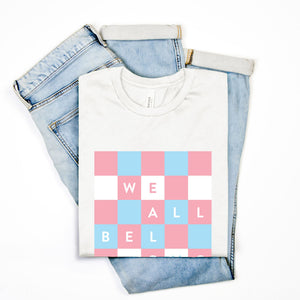 WE ALL BELONG | ADULT SOFT TEE | TREVOR PROJECT