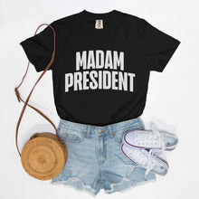 Madam President Boxy Tee White