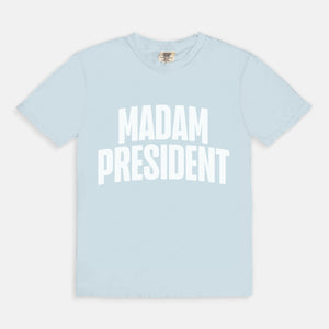 Madam President Boxy Tee White