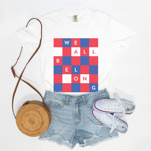 WE ALL BELONG | ADULT BOXY TEE | ACLU