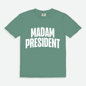 Madam President Boxy Tee White