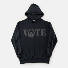 VOTE | BOXY HOODIE | BLACK ON BLACK