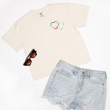 LINKED HEARTS | CROPPED BOXY TEE