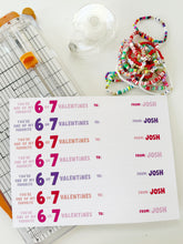 6-7 BRACELET | INSTANT VALENTINE DOWNLOAD