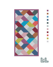 LAYER CAKE QUILT SUNNIES CASE | 13 MESH NEEDLEPOINT CANVAS